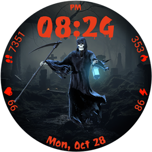 Angel of Death: Halloween face